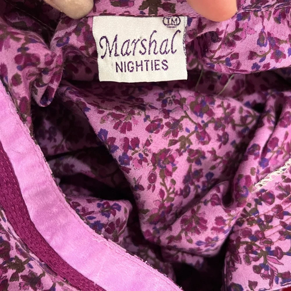 Marshal Nighties patio maxi kaftan muumuu vintage loungewear -L